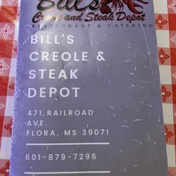 Bill's Creole & Seafood - Current menu