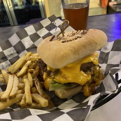The Village Tavern - This is 1/2 of the BigAss Burger.