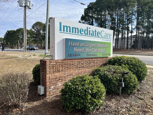 Photo of Redsquare Signs - Wilson, NC, US. Immediate Care of Goldsboro