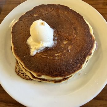 Denny's - Cold over cooked pancakes - Breakfast & Brunch Near Me - Redlands, California