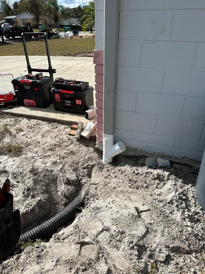 Slide of The French Drain Guys