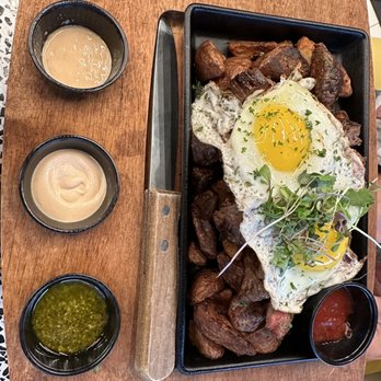 The Place 2 Be - Steak n' Eggs Skillet - Breakfast & Brunch Near Me - New Haven, Connecticut The Place 2 Be - Steak n' Eggs Skillet - Breakfast & Brunch Near Me - New Haven, Connecticut
