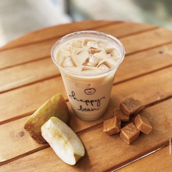 Happy Bean - Caramel apple milk tea! - Coffee & Tea Near Me - Mount Vernon, Ohio Happy Bean - Caramel apple milk tea! - Coffee & Tea Near Me - Mount Vernon, Ohio