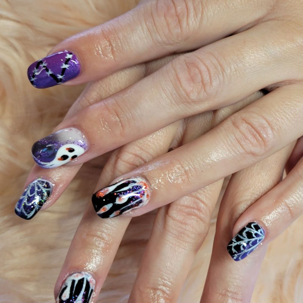 HB Nails Salon - Halloween nails - Nail Salons Near Me - Huntington Beach, California