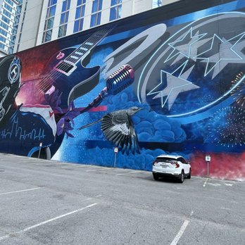 Titans Mural - Public Art Near Me - Nashville, Tennessee Titans Mural - Public Art Near Me - Nashville, Tennessee