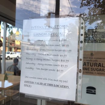 A&W - a sign in the window of a restaurant - Fast Food Near Me - Vancouver, British Columbia A&W - a sign in the window of a restaurant - Fast Food Near Me - Vancouver, British Columbia