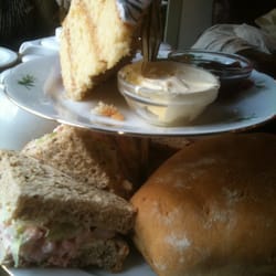 Ditchling Tea Rooms - Sussex high tea with GIANT scone!!