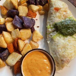 Caprese Omelet (w/ a side of sriracha aioli) Caprese Omelet (w/ a side of sriracha aioli)