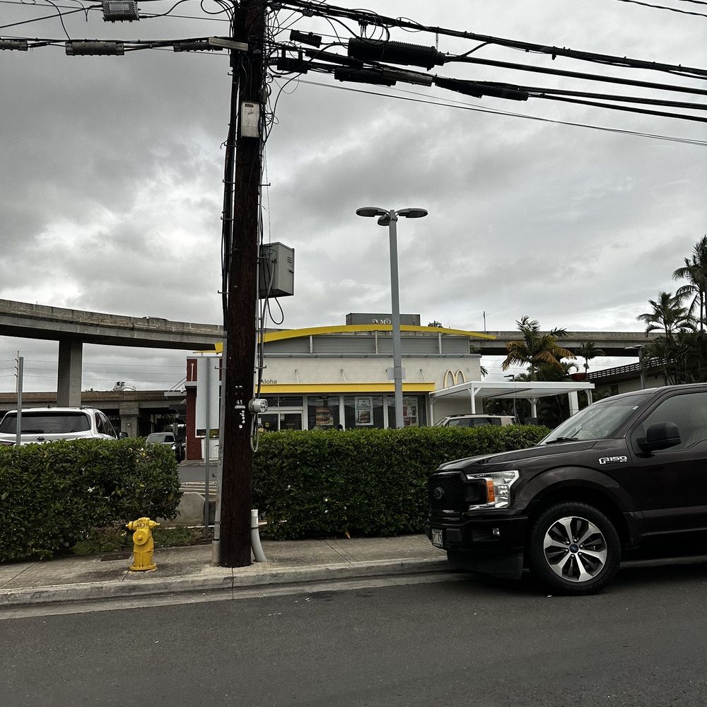 McDonald's - a black truck parked on the side of the road - Fast Food Near Me - Honolulu, Hawaii McDonald's - a black truck parked on the side of the road - Fast Food Near Me - Honolulu, Hawaii