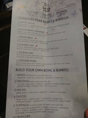 Menu photo 8 Hanaya Poke Southside Corpus Christi, TX