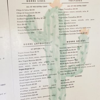 Borreguitas Bar Express - Menu - Mexican Near Me - Pomona, California