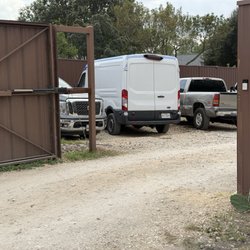 Oj’s Transmissions - Entrance gate to the shop