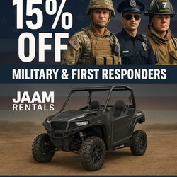 Jaam Rentals - 15% off to military and first responders