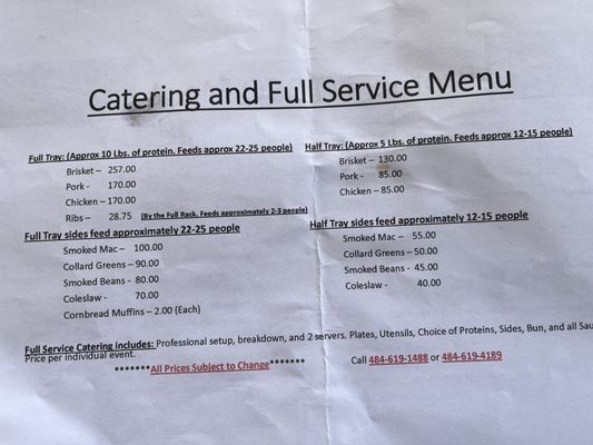 Menu photo 2 Brothers Q Stuart, FL