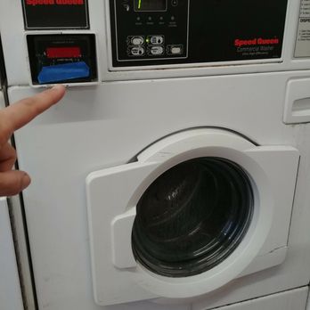 Modern Laundry Wash - Painters tape = no go - Laundromat Near Me - Long Beach, California