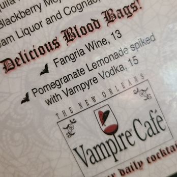 Vampire Cafe - Cafes Near Me - New Orleans, Louisiana