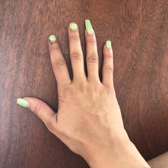Herbal Nails & Spa - Only six days after getting them done SMH - Nail Salons Near Me - Gilbert, Arizona