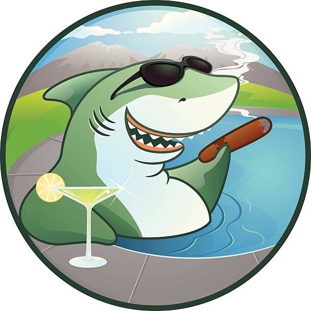 SHARKY’S POOL & SPA Logo