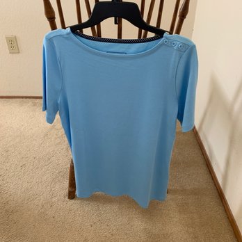 Macy's - One Charter Club (Sky Blue ) Supima Tee Shirt. - Department Stores Near Me - Carlsbad, California