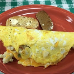 A Taste Of Germany - Perfect two egg potato salat omelet - perfect!!!