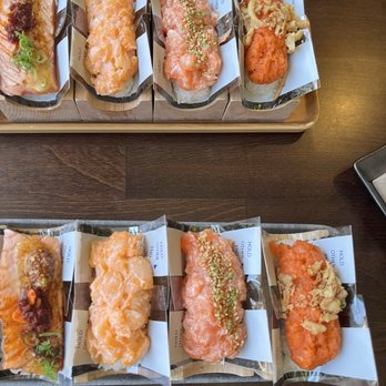 Temaki Society - 5 Handroll Combo - Seafood Near Me - Los Angeles, California Temaki Society - 5 Handroll Combo - Seafood Near Me - Los Angeles, California