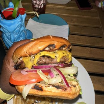 The Jungle Bird - Cheese Hamburger - Tiki Bars Near Me - Sacramento, California The Jungle Bird - Cheese Hamburger - Tiki Bars Near Me - Sacramento, California