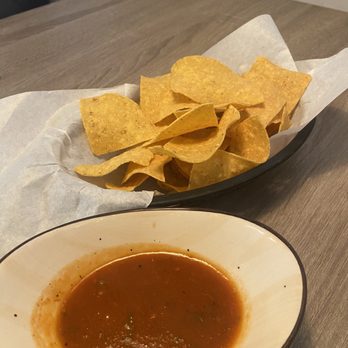 Mrs. Taco - Chips and salsa- salsa is served warm - Latin American Near Me - Andover, Minnesota