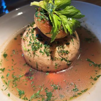 Au Cheval - Matzah ball soup: solid rendition with sleeper hits being the carrots and cipollini onions. 4.5 stars - Bars Near Me - Chicago, Illinois