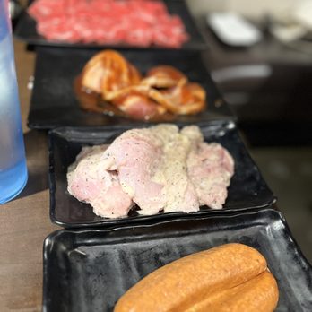 Wang Cho Korean BBQ - All you can eat, cook your own food, beef brisket, pork belly, garlic, chicken, sausage link - Korean Near Me - Riverside, California Wang Cho Korean BBQ - All you can eat, cook your own food, beef brisket, pork belly, garlic, chicken, sausage link - Korean Near Me - Riverside, California