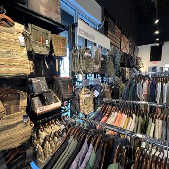 5.11 Tactical - There is a wall of excellent backpacks protective vests on the wall. - Men's Clothing Near Me - Jacksonville, Florida