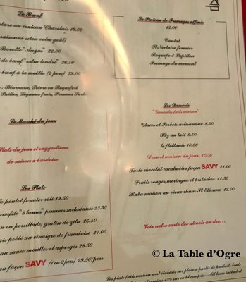 Menu photo 6 Chez Savy Paris, 75 Menu photo 6 Chez Savy Paris, 75
