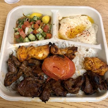 Zankou Chicken - Combo (Chicken Kabob + Shish Kabob) - Mediterranean Near Me - Pasadena, California Zankou Chicken - Combo (Chicken Kabob + Shish Kabob) - Mediterranean Near Me - Pasadena, California