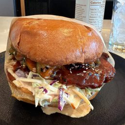 Korean BBQ Fried Chicken Sandwich ~ Korean BBQ Fried Chicken Sandwich ~