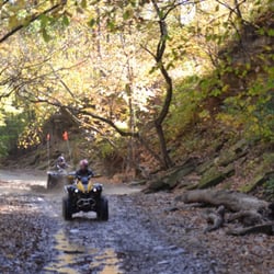 The Cliffs Insane Terrain Inc - ATV Riding in the Rocky Creek