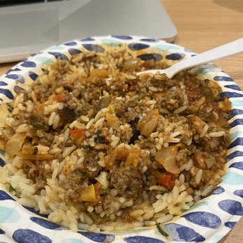 Meal Prep Sunday - Sausage Ratatouille - I prefer to take it out of the packaging and heat it up on a plate... I often mix the sides together too. - Food Delivery Services Near Me - Vista, California