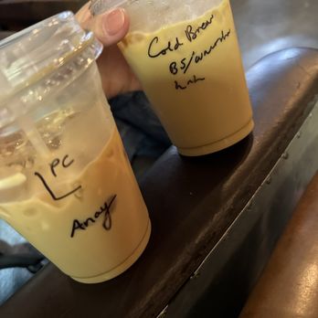 Lift Coffee Roasters - pistachio coconut latte, and coldbrew with creamer and syrup. - Coffee & Tea Near Me - Riverside, California