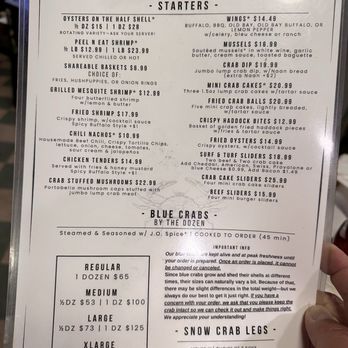 Quarterdeck - Menu as of 5/14/26 - Seafood Near Me - Arlington, Virginia Quarterdeck - Menu as of 5/14/26 - Seafood Near Me - Arlington, Virginia
