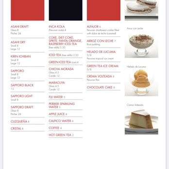 Kotosh - Drinks & Desserts - Sushi Bars Near Me - Lomita, California