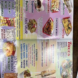 Taqueria El Antojito - Menu
