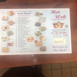 Hot Wok - Lunch menu