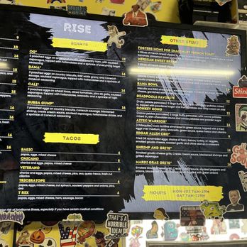 Rise Breakfast & Tacos - Menu - Breakfast & Brunch Near Me - Spanish Fort, Alabama Rise Breakfast & Tacos - Menu - Breakfast & Brunch Near Me - Spanish Fort, Alabama