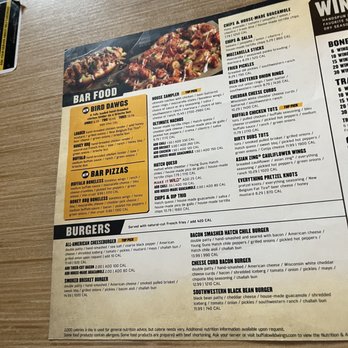 Buffalo Wild Wings - Menu - American Near Me - Spartanburg, South Carolina