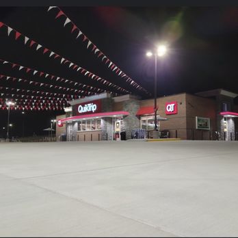 QuikTrip - an empty parking lot at night - Convenience Stores Near Me - Emerson, Georgia