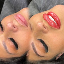 Lips and brows