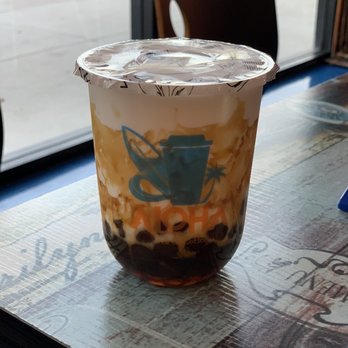 Aloha Tea & Coffee - Brown Sugar Milk Tea (Boba included) - Coffee & Tea Near Me - Glendale, Arizona
