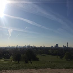 Spring morning dusk over London Skyline 3