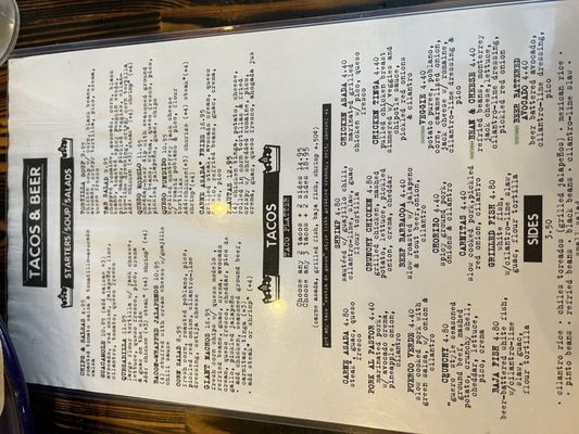 Menu photo 6 Tacos & Beer Las Vegas, NV Menu photo 6 Tacos & Beer Las Vegas, NV