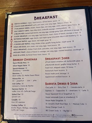 Menu photo 1 Mama's Cafe San Antonio, TX