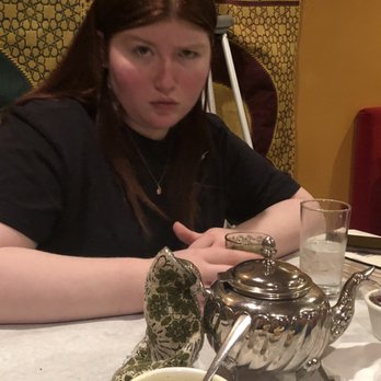 Shokran Moroccan Restaurant - Daughter making faces for the camera. Teen loved the food. - Moroccan Near Me - Chicago, Illinois Shokran Moroccan Restaurant - Daughter making faces for the camera. Teen loved the food. - Moroccan Near Me - Chicago, Illinois