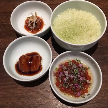 Benu - A new dish - rice with salmon roe with pressed sesame oil (great), sea urchin in fermented crab sauce (good), and salted geoduck (OK) - Asian Fusion Near Me - San Francisco, California Benu - A new dish - rice with salmon roe with pressed sesame oil (great), sea urchin in fermented crab sauce (good), and salted geoduck (OK) - Asian Fusion Near Me - San Francisco, California